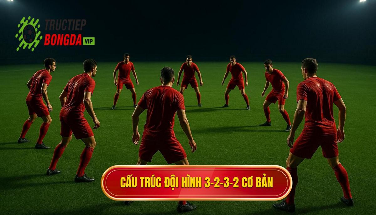 Cấu trúc cơ bản của đội hình 3-2-3-2