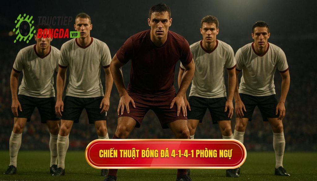 Chiến thuật bóng đá 4-1-4-1 phòng ngự